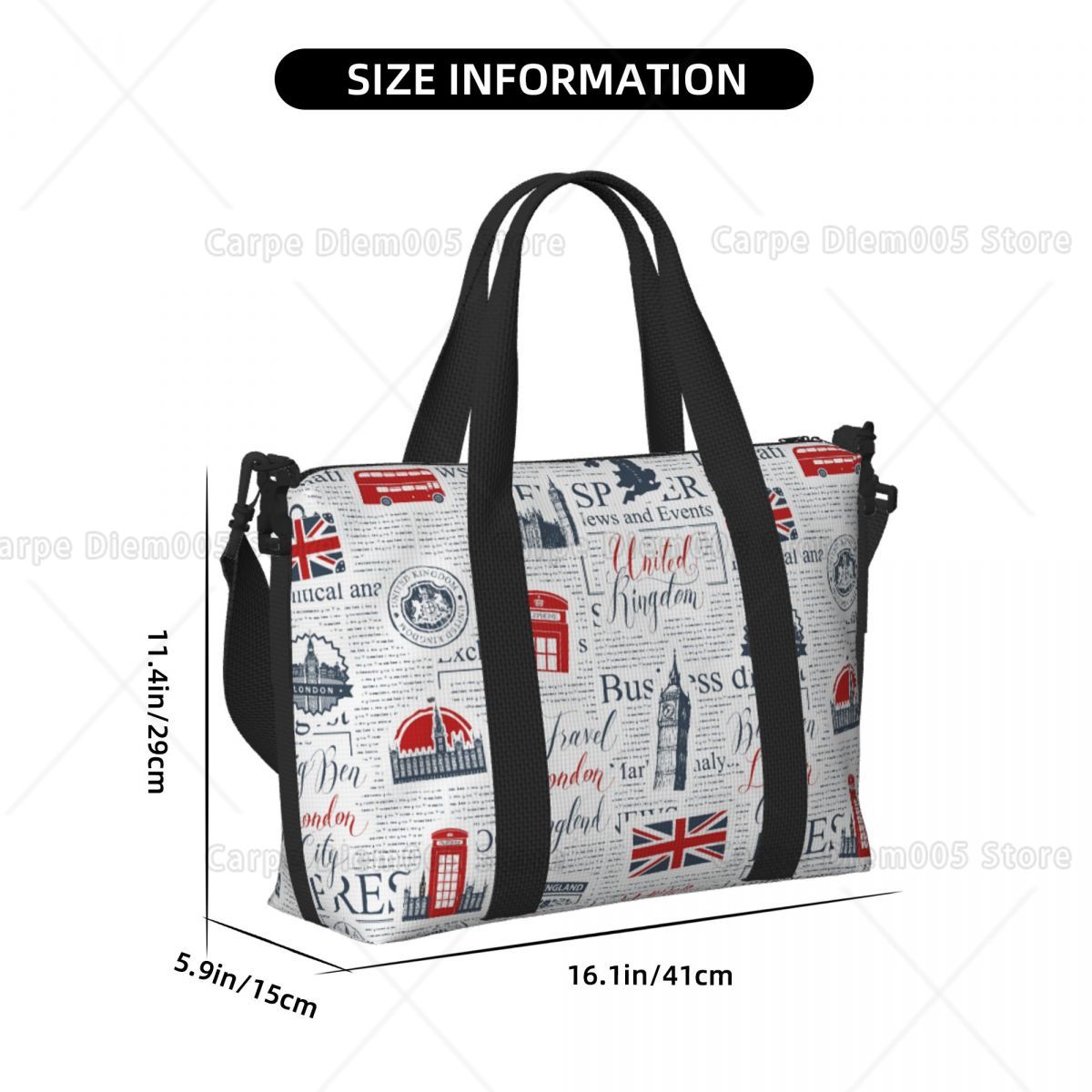 Vintage UK London Newspaper Tr - Women Bags In Uk review and price
