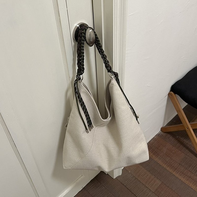 Women Cream Ribbed Hobo Bag Wi - Hobo Bag Slouchy review and price