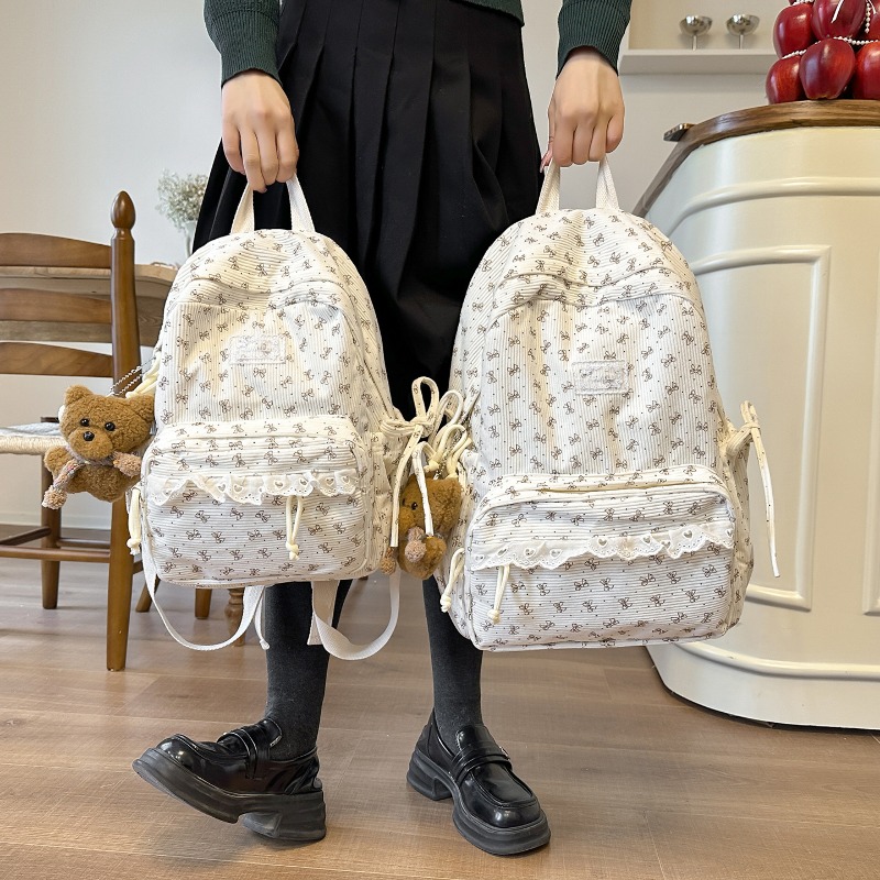 Winter Corduroy Backpack Bow-p - Women'S Young Bags review and price