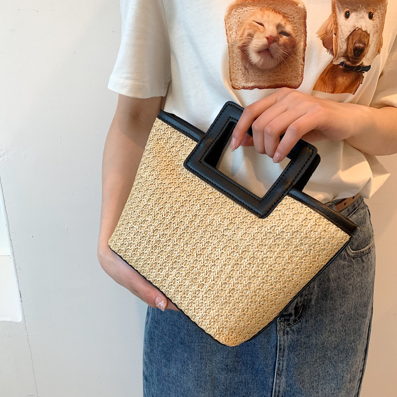 Square Hollow Handle Straw Wov - Women'S Bags Top 10 review and price