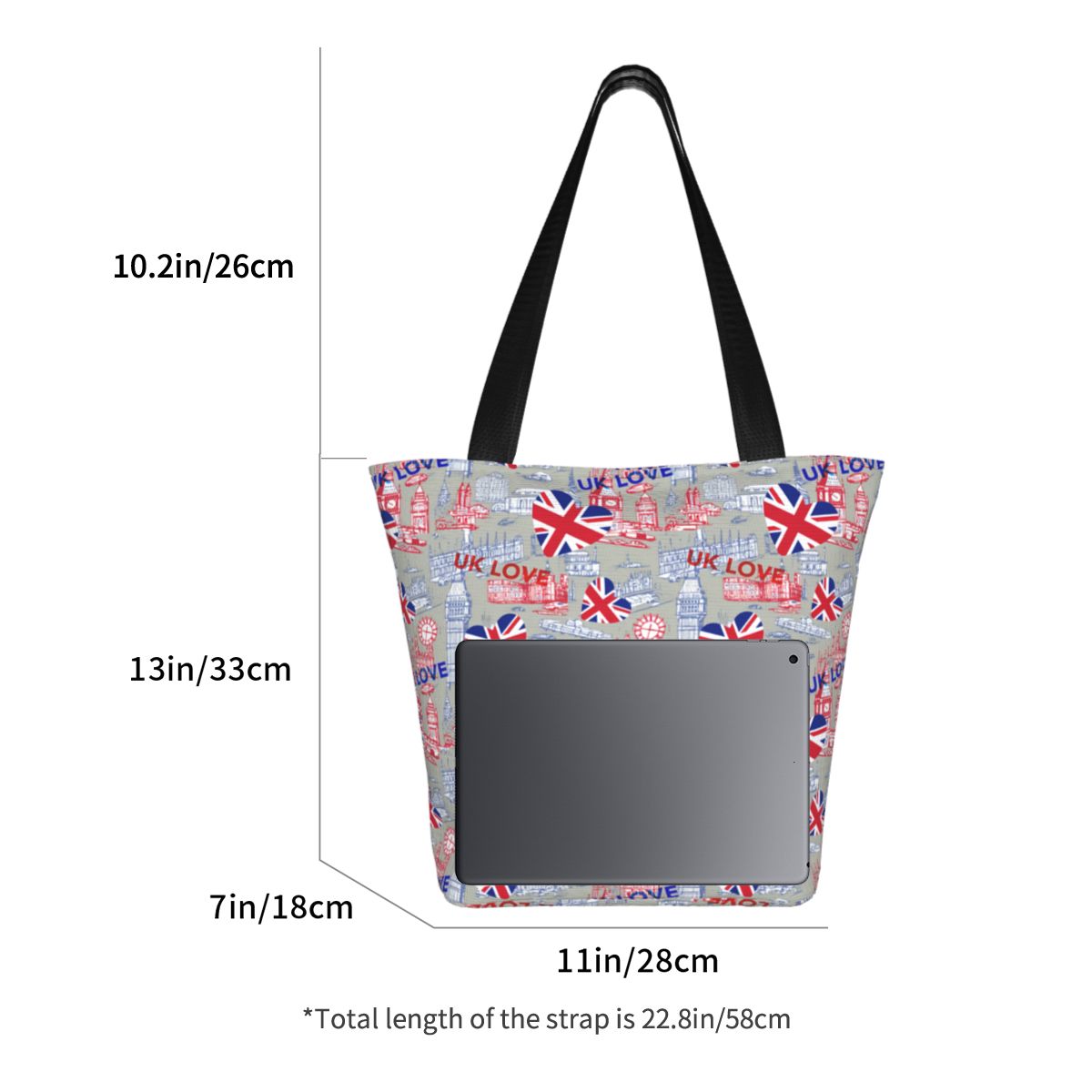 Custom Flag Of The UK Love Gro - Women Bags In Uk review and price