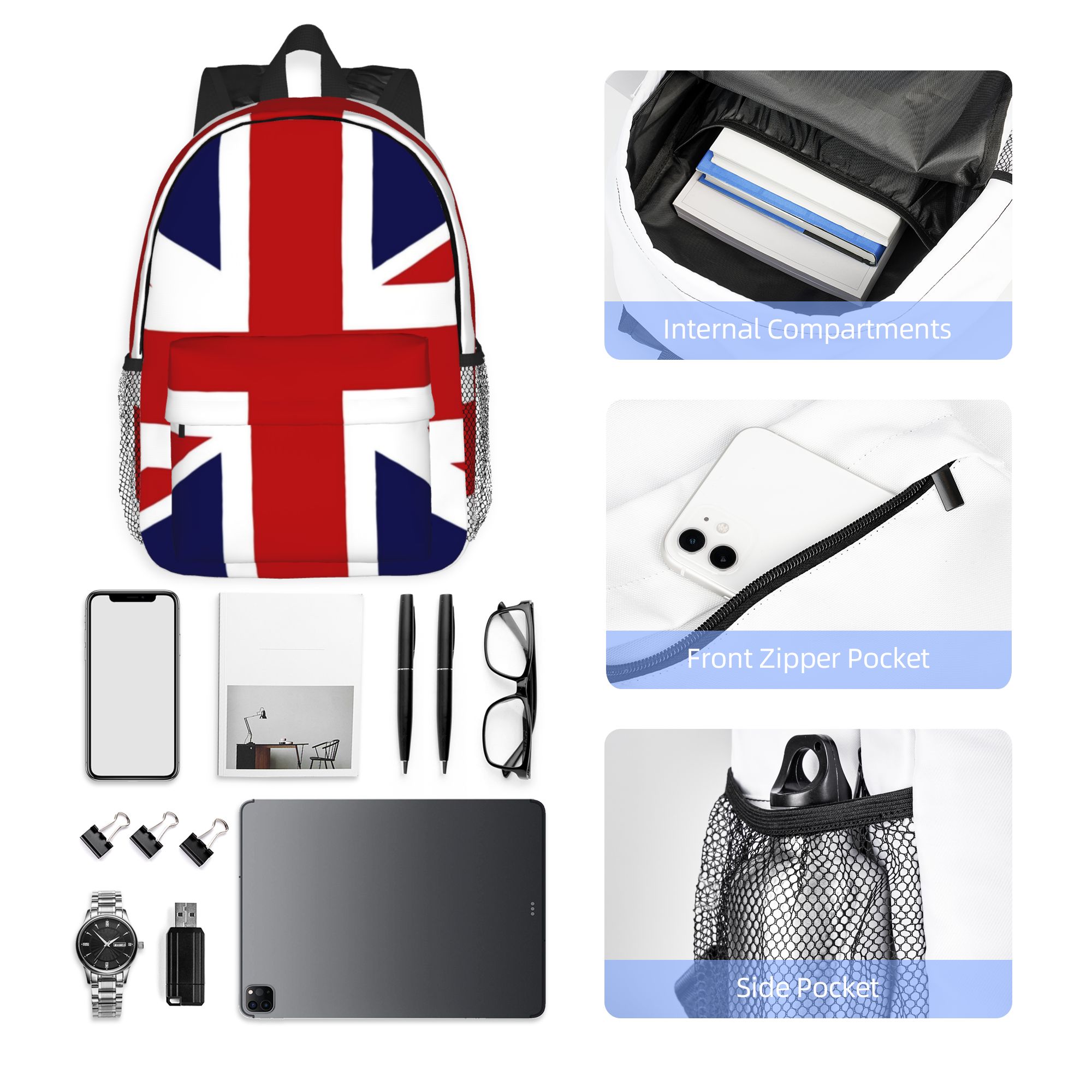 Union Jack Flag Of The UK Back - Women Bags In Uk review and price