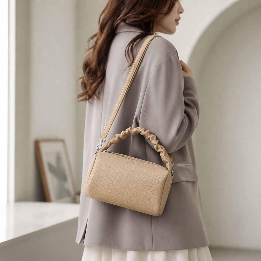 PU Leather Shoulder Bag Ruched - Women'S Bags Top 10 review and price