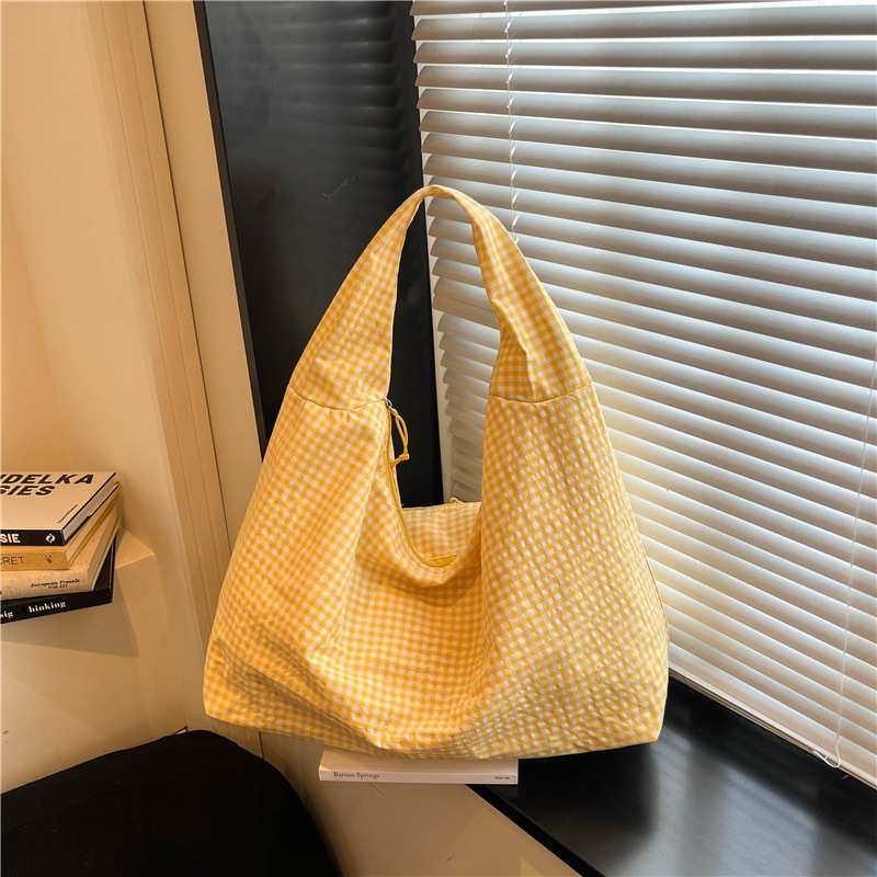 Custom Logo Pastel Gingham Slo - Hobo Bag Slouchy review and price