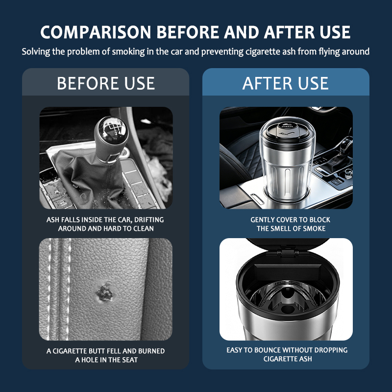 New Car Ashtray Creative Coffe - Box Bag Rigid review and price