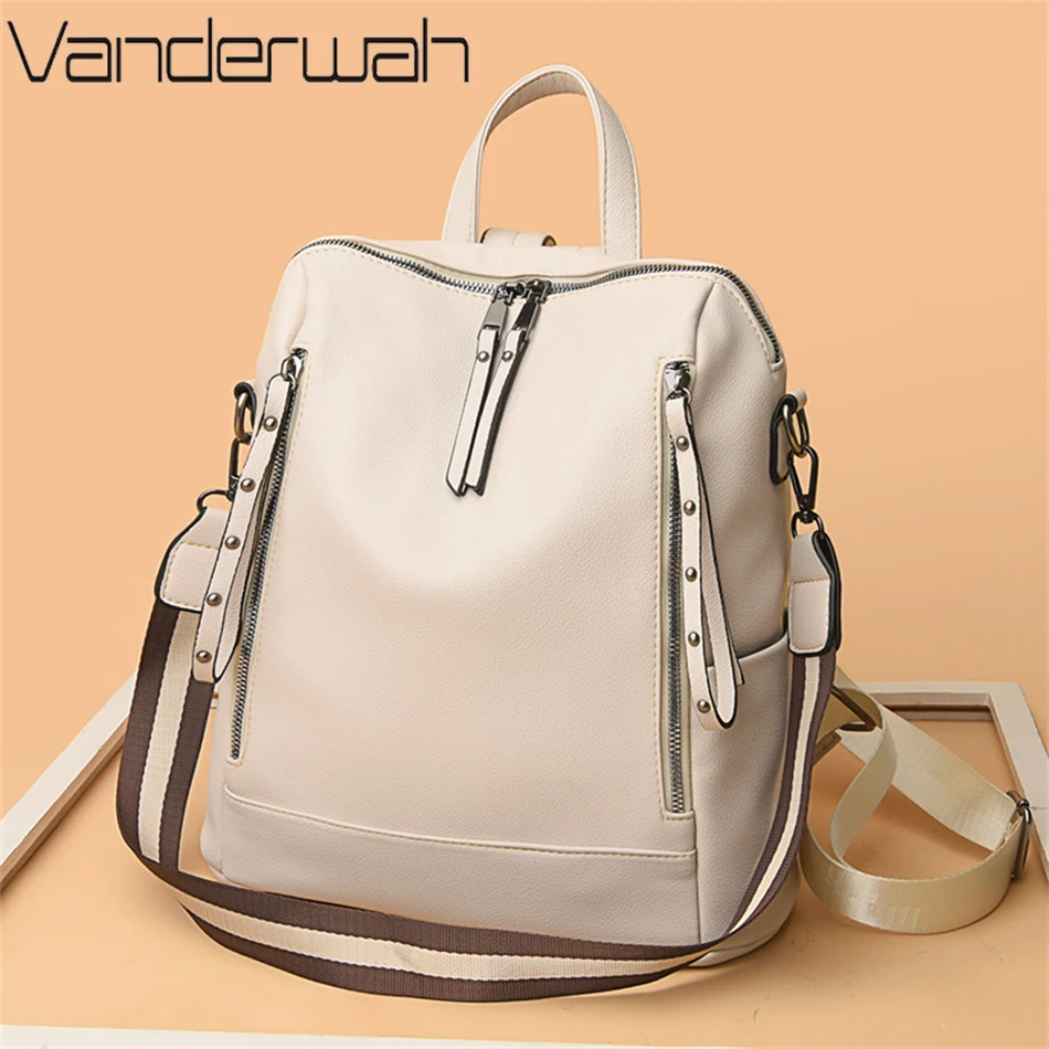 Brand Luxury Backpacks Soft Le - Women'S Young Bags review and price