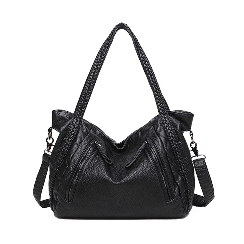 SHELKSBAG Black Soft Leather S - Hobo Bag Slouchy review and price