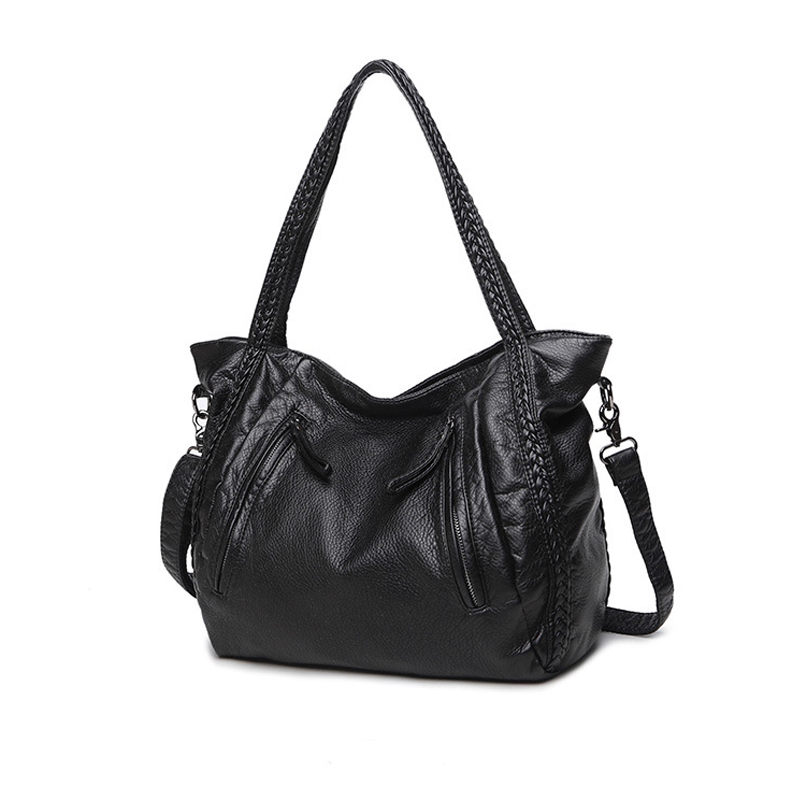 SHELKSBAG Black Soft Leather S - Hobo Bag Slouchy review and price