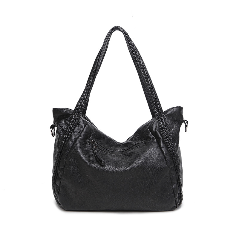 SHELKSBAG Black Soft Leather S - Hobo Bag Slouchy review and price