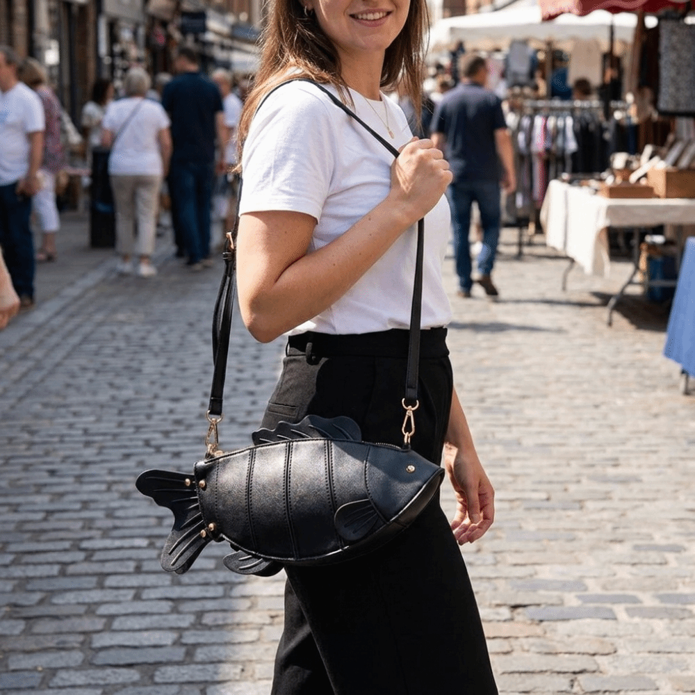 Creative Simulation Fish Shape - Hobo Bag Slouchy review and price