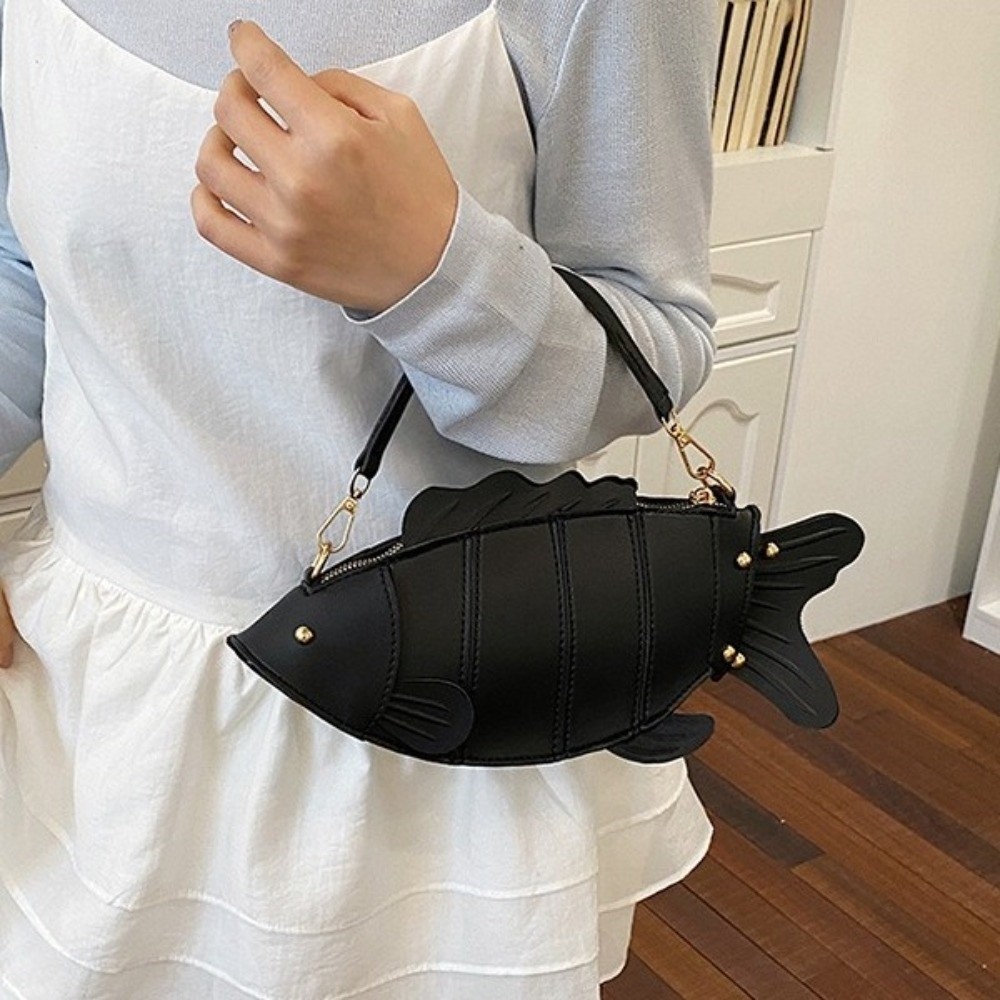 Creative Simulation Fish Shape - Hobo Bag Slouchy review and price