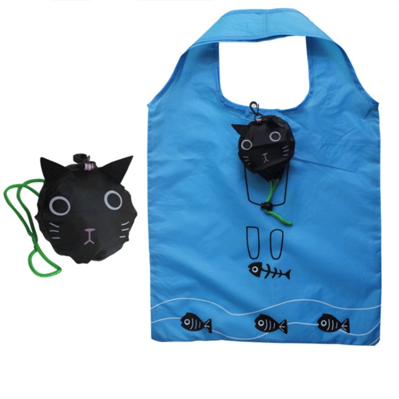 Cute Black Cat Foldable Reusab - Women'S Young Bags review and price