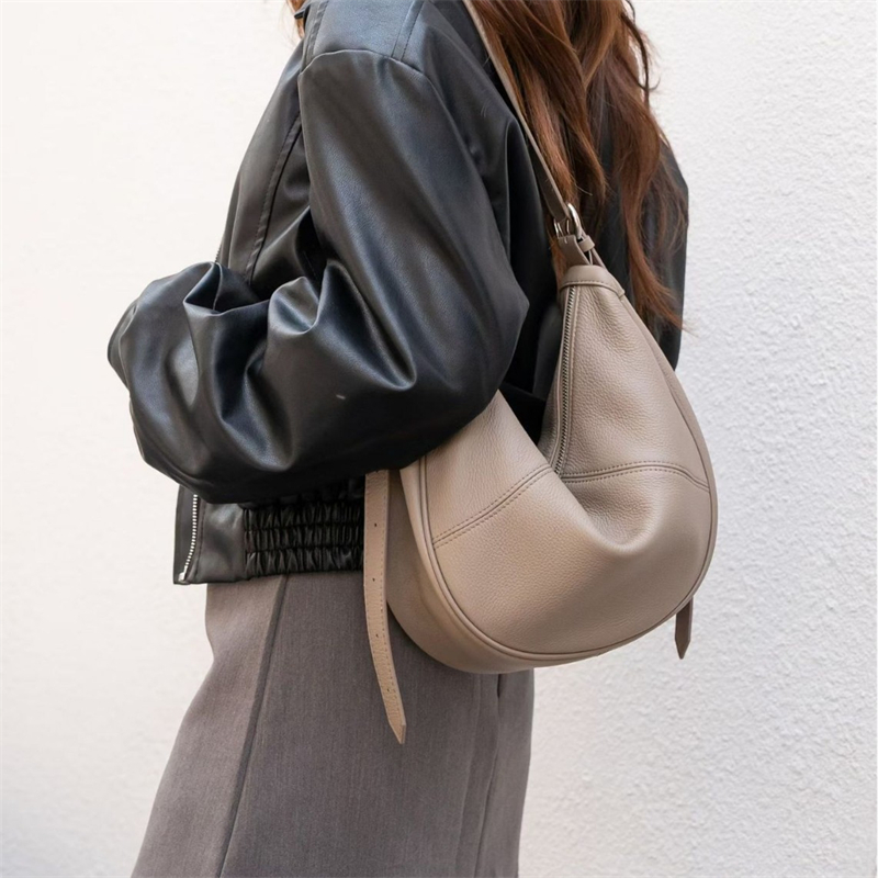 BURMINSA Soft Genuine Leather  - Hobo Bag Slouchy review and price