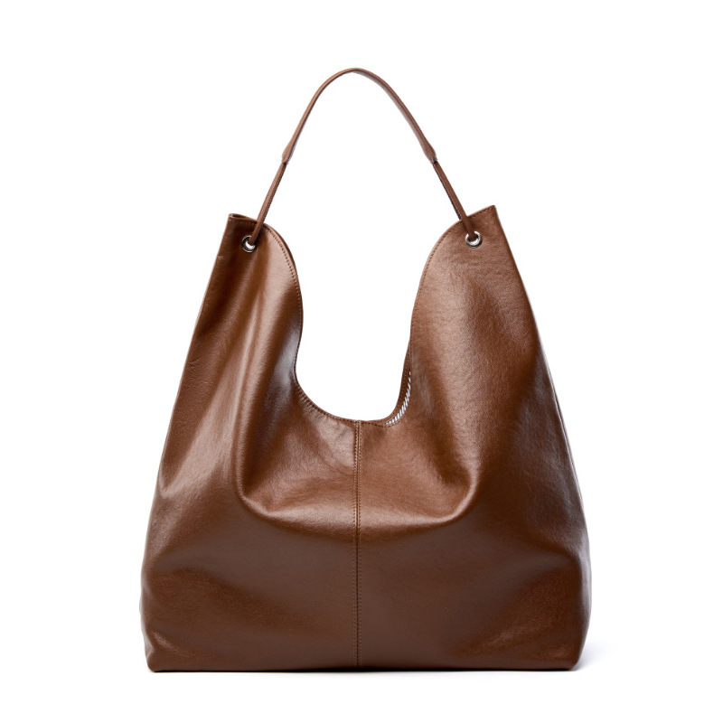 Luxury Genuine Leather Handbag - Hobo Bag Slouchy review and price