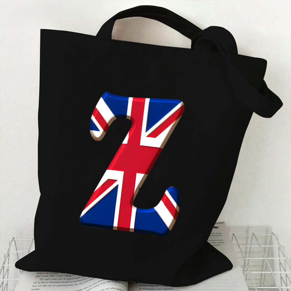 A-Z 26 Letter Canvas Tote Bag  - Women Bags In Uk review and price