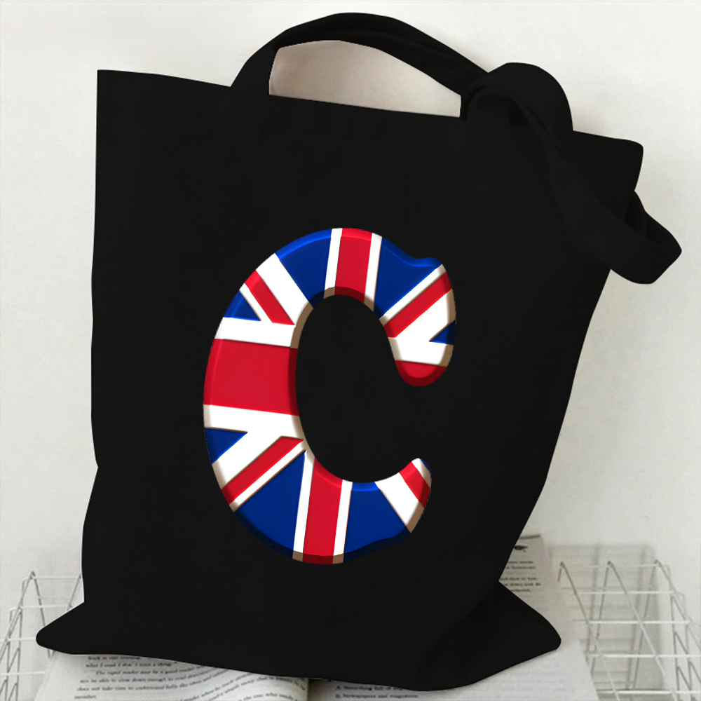 A-Z 26 Letter Canvas Tote Bag  - Women Bags In Uk review and price
