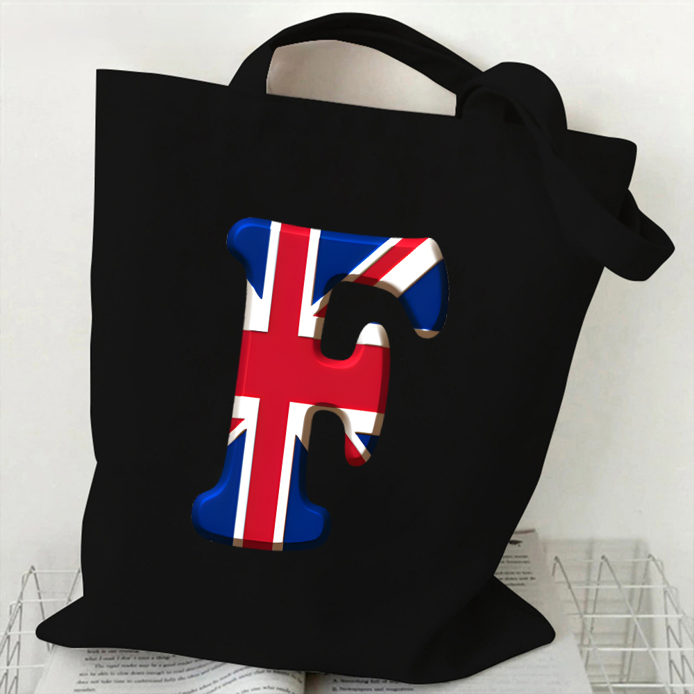 A-Z 26 Letter Canvas Tote Bag  - Women Bags In Uk review and price