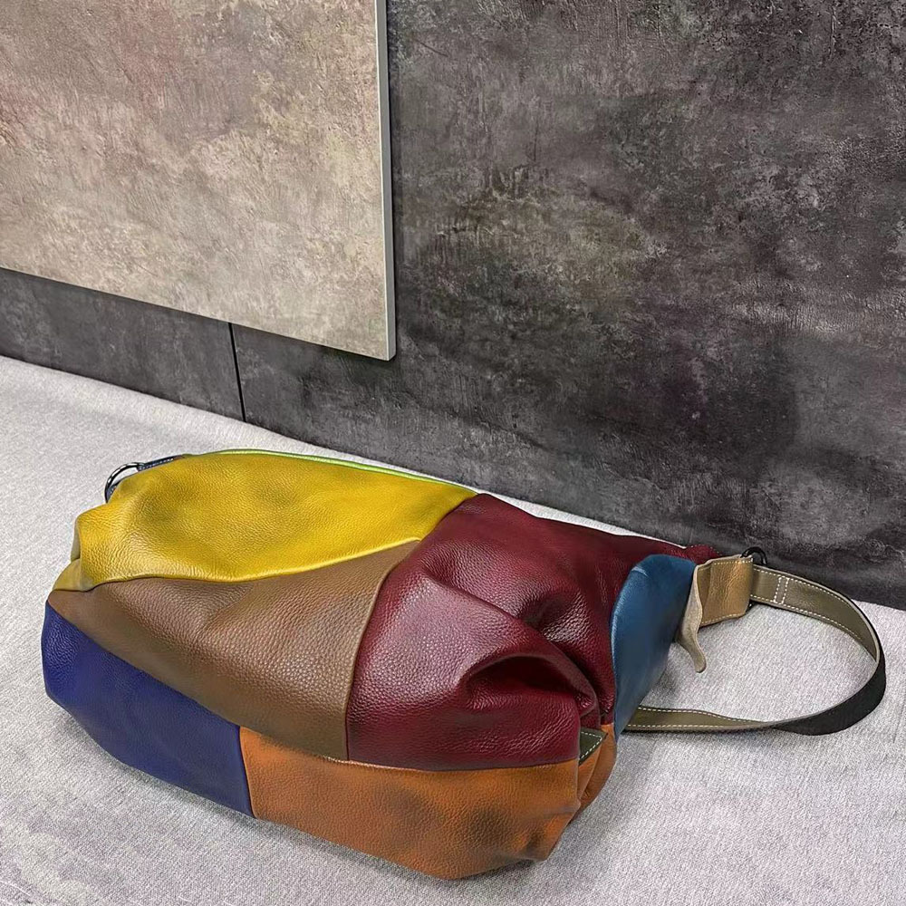 Oversized Female Genuine Leath - Hobo Bag Slouchy review and price